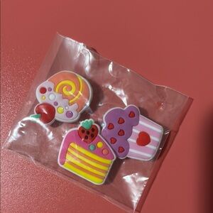 Colorful Cupcake charms set